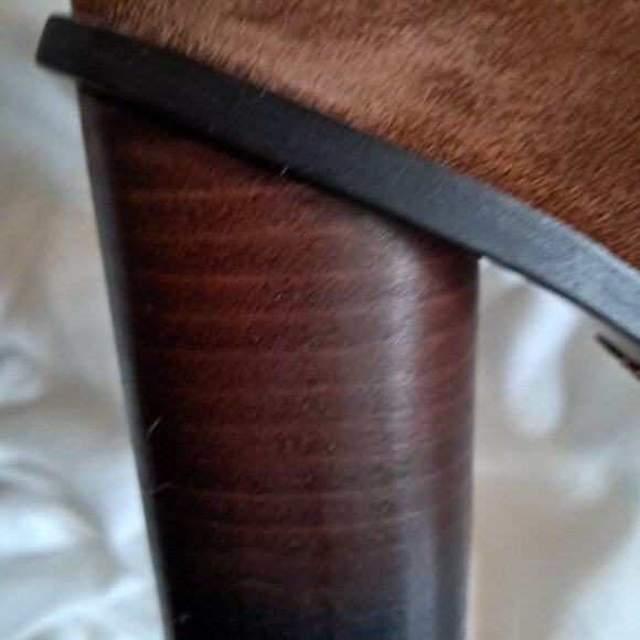 COACH OMBRE SUEDE TALL BOOTS SADDLE BROWN SIZE US 7.5 - Picture 5 of 7